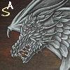 Drache grau